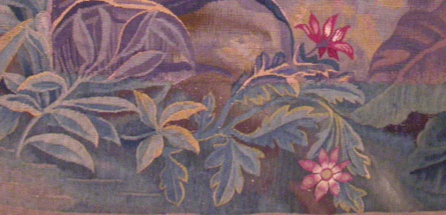 Detail of a tapestry in the boardroom of the 'Batholomeus Gasthuis', Utrecht.