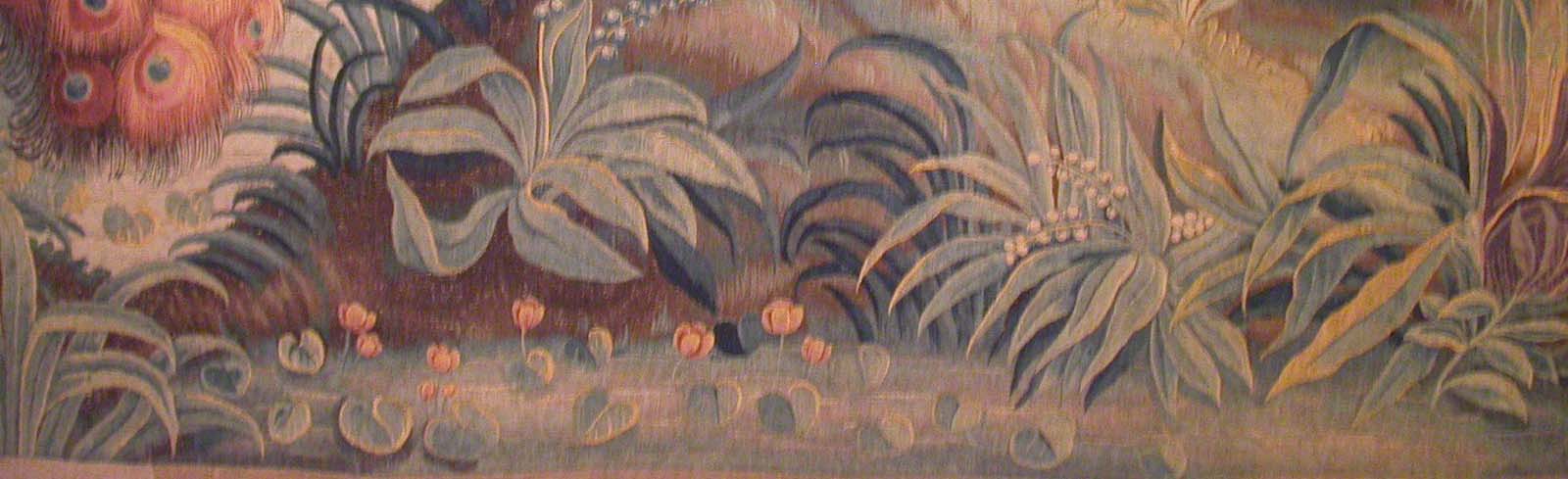 Detail of tapestry in the boardroom of the 'Batholomeus Gasthuis', Utrecht
